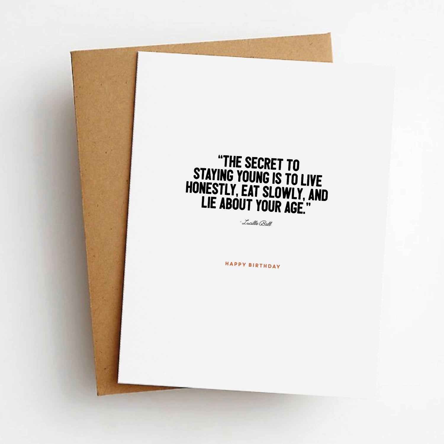 lucille ball quote birthday card
