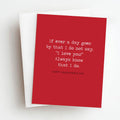 say i love you valentine's day card