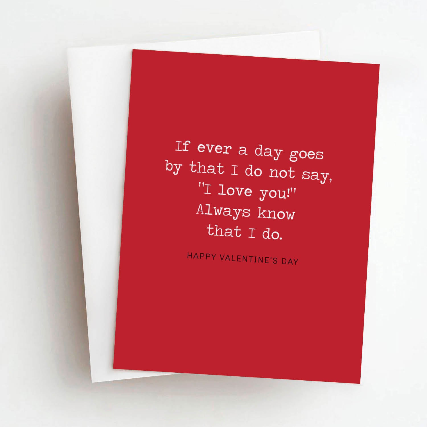 say i love you valentine's day card