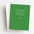 togethery sort of holiday christmas card