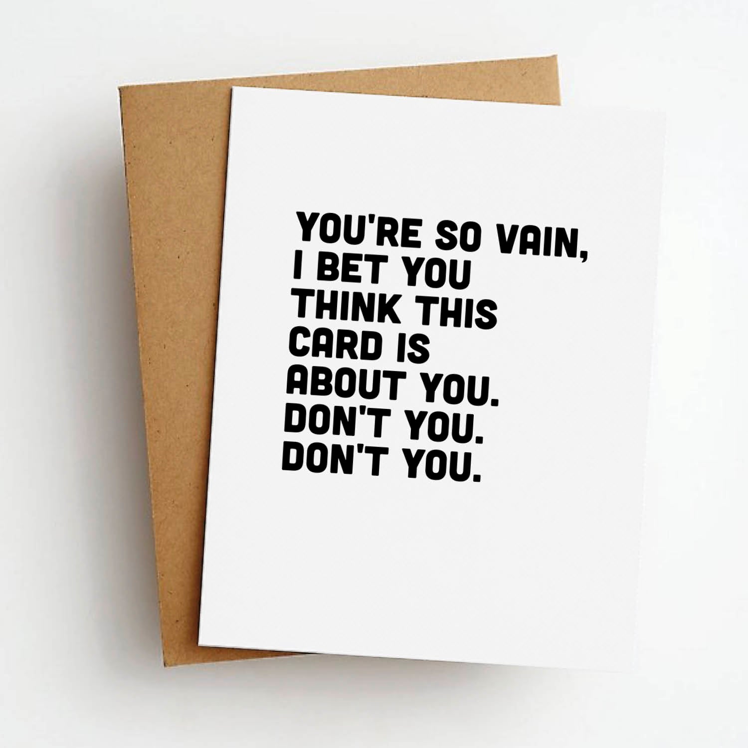 you're so vain