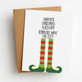 what the elf christmas card