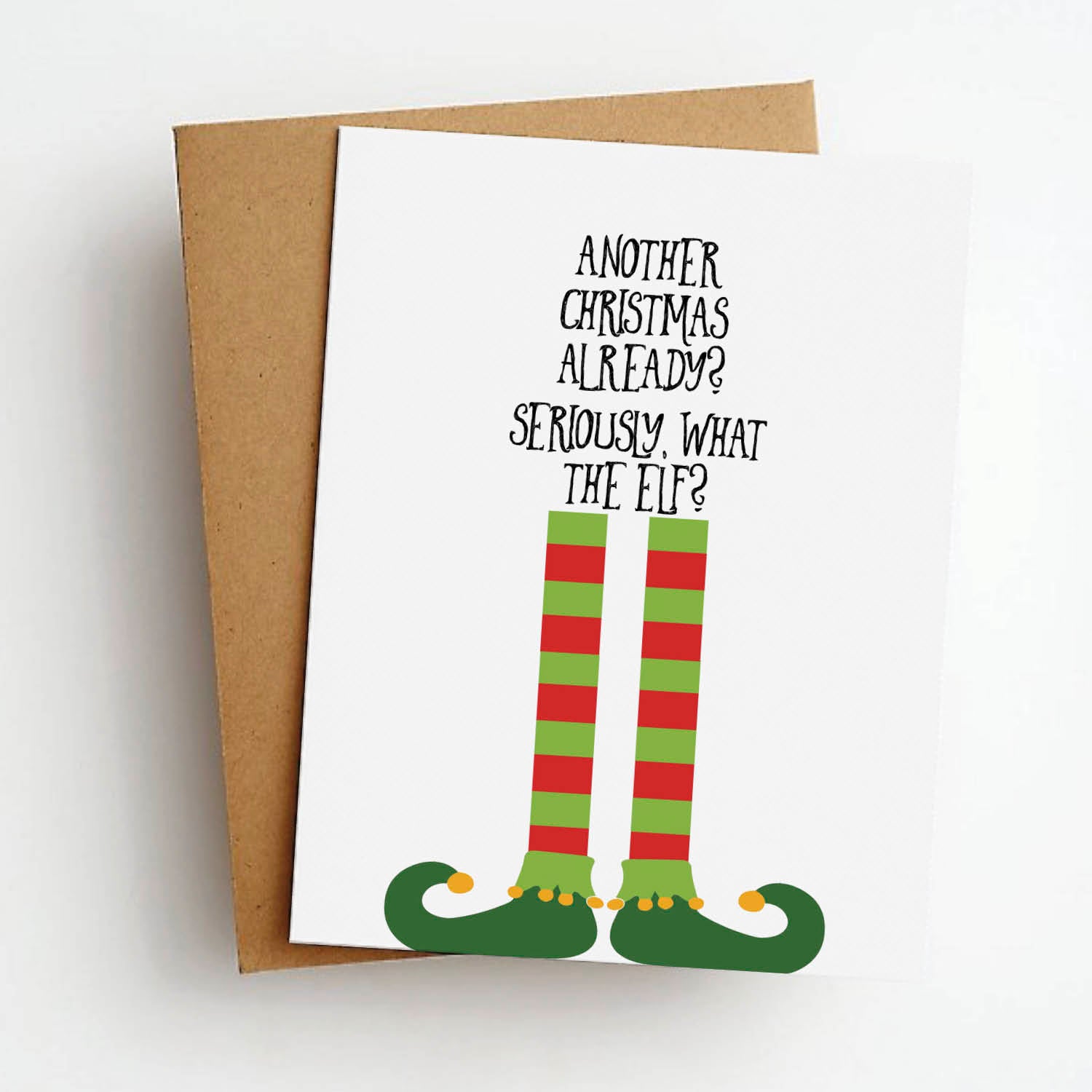 what the elf christmas card