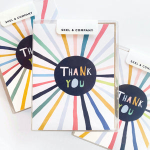 thank you sun cards (6-pack!)