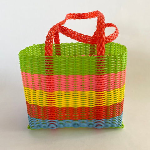bright stripe handbag