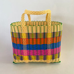 multicolor handbag