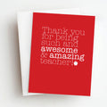awesome amazing teacher