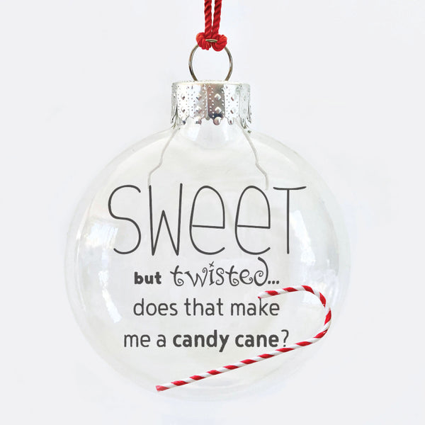 sweet but twisted (with mini candy cane!)
