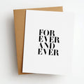forever and ever