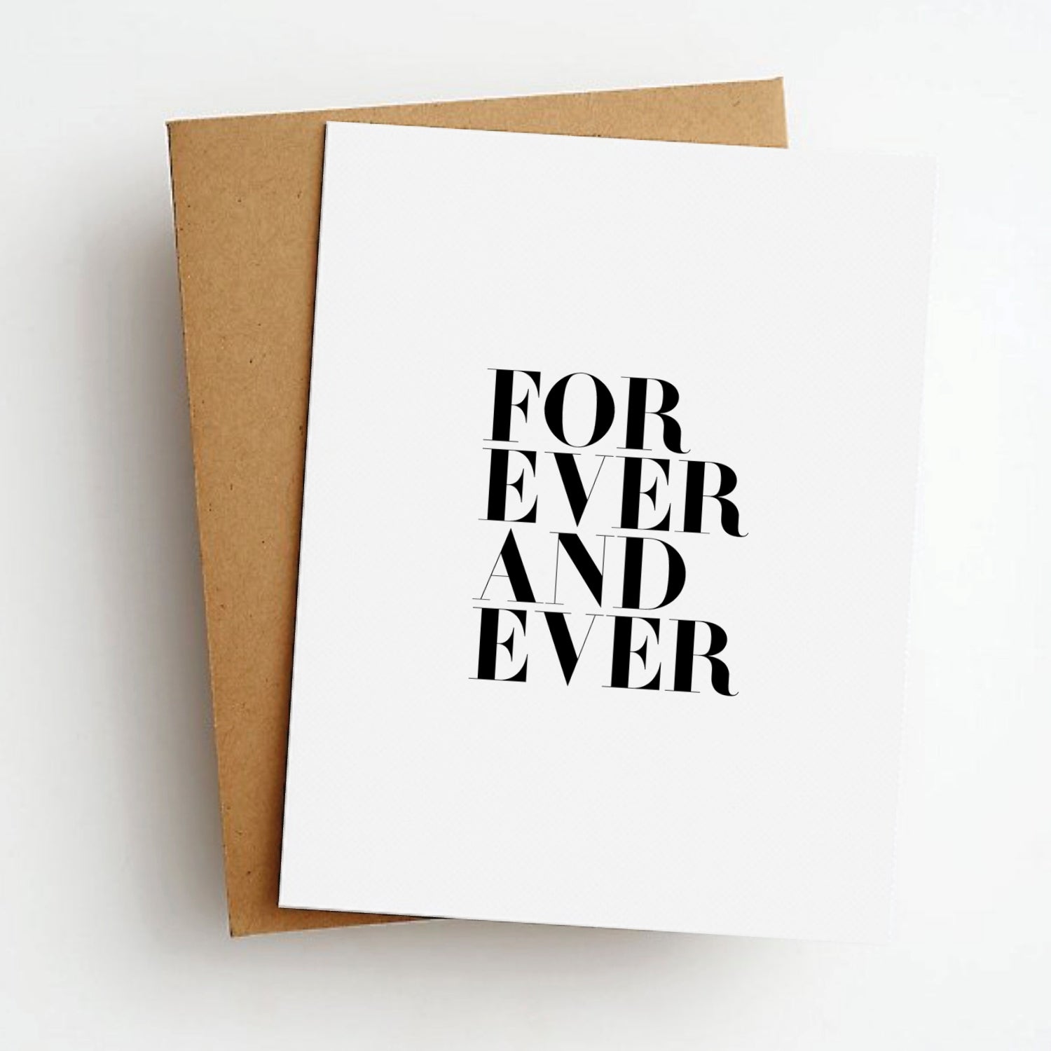 forever and ever
