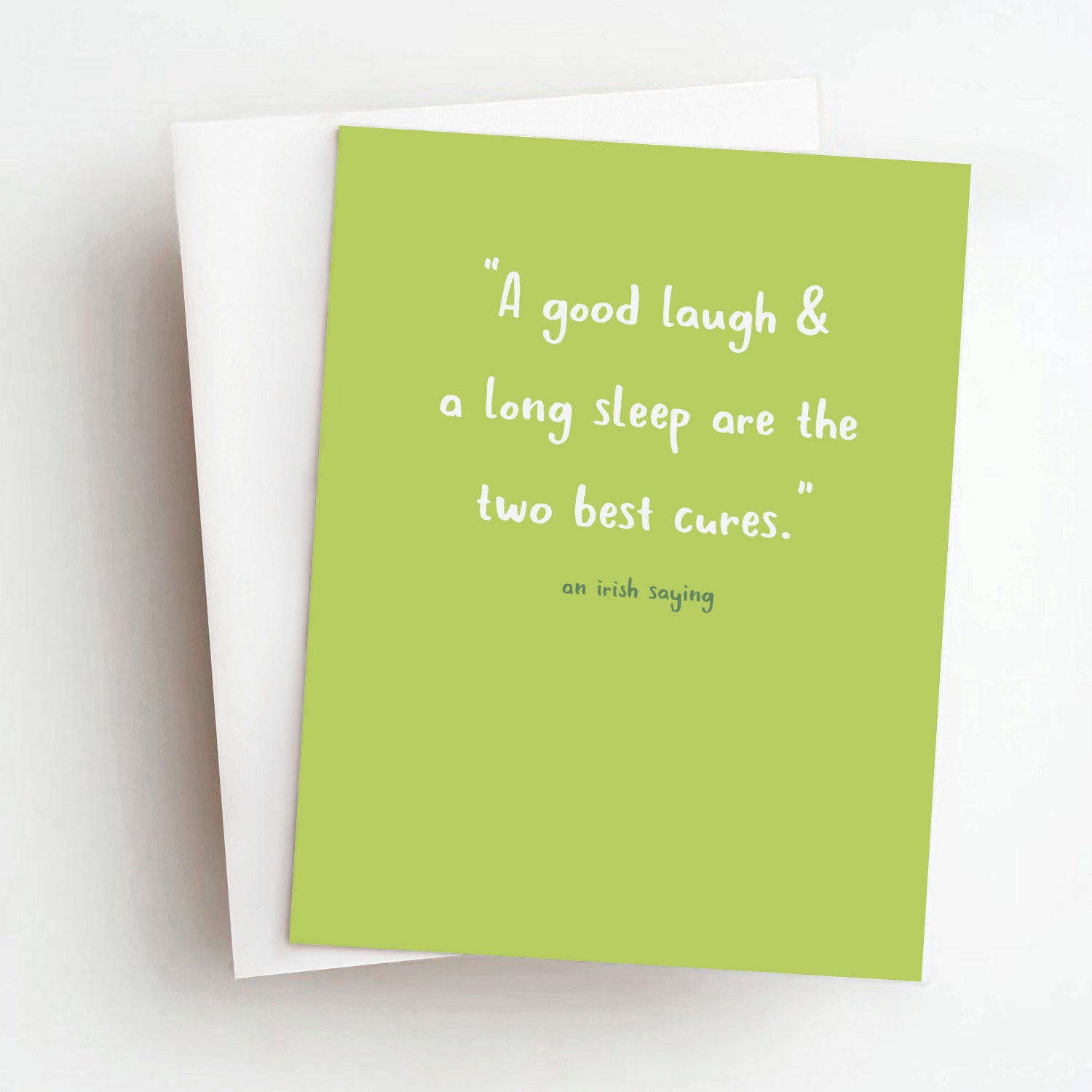 irish saying st. patrick's day card