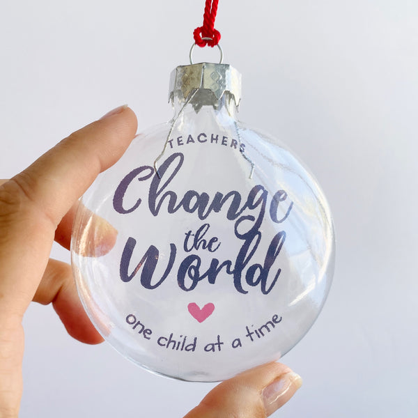 teachers change the world