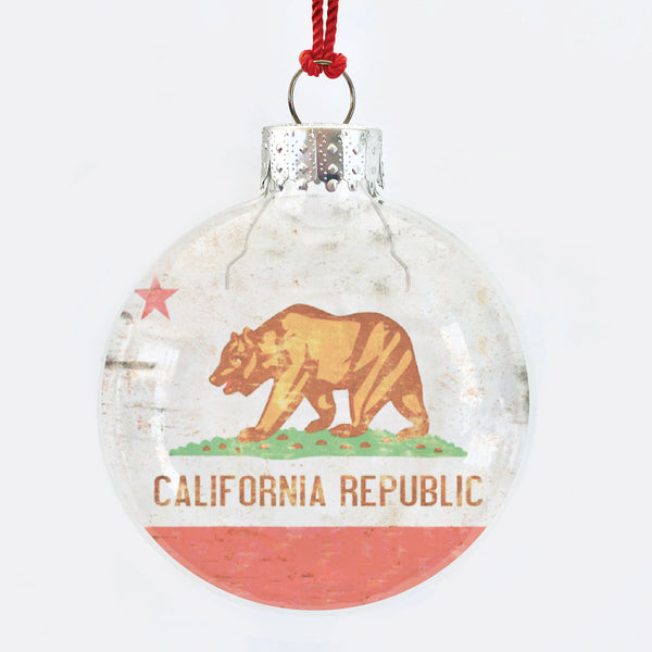 california flag bear vintage