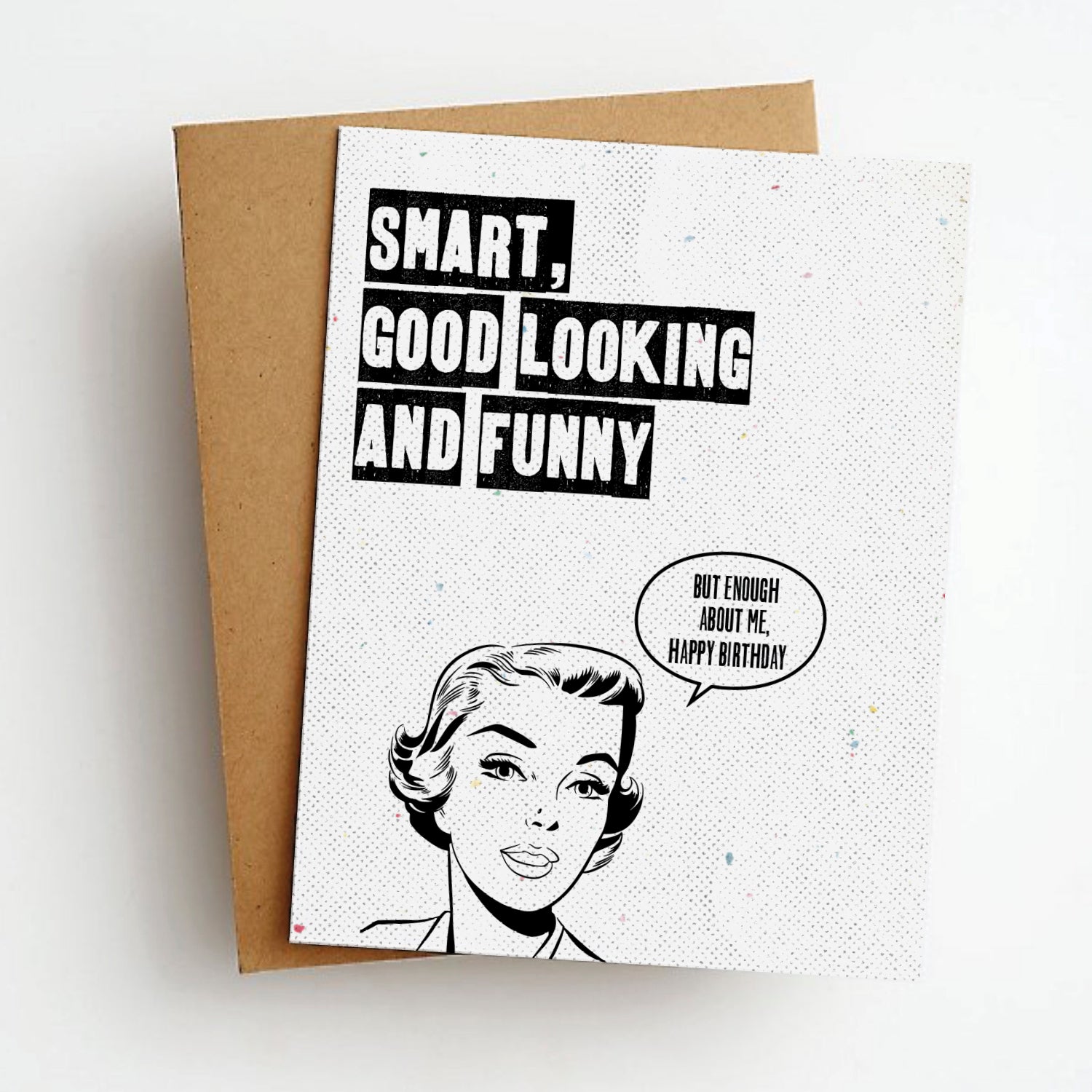 smart good looking funny