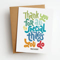 special things you do