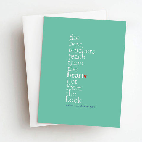teach from the heart teacher apprecation